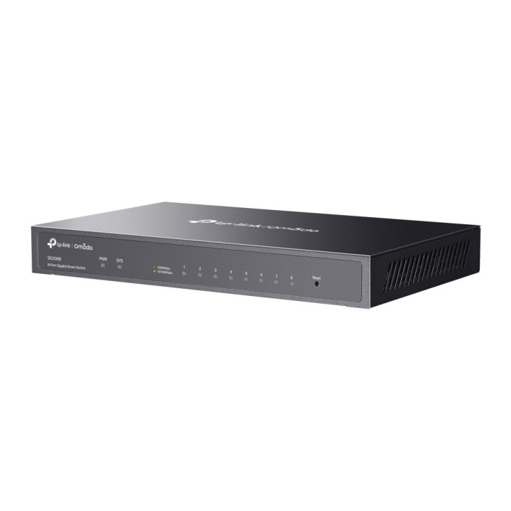 TP-Link Omada SG2008 switch de rede Gerido L2 L2+ Gigabit Ethernet (10 100 1000) Preto