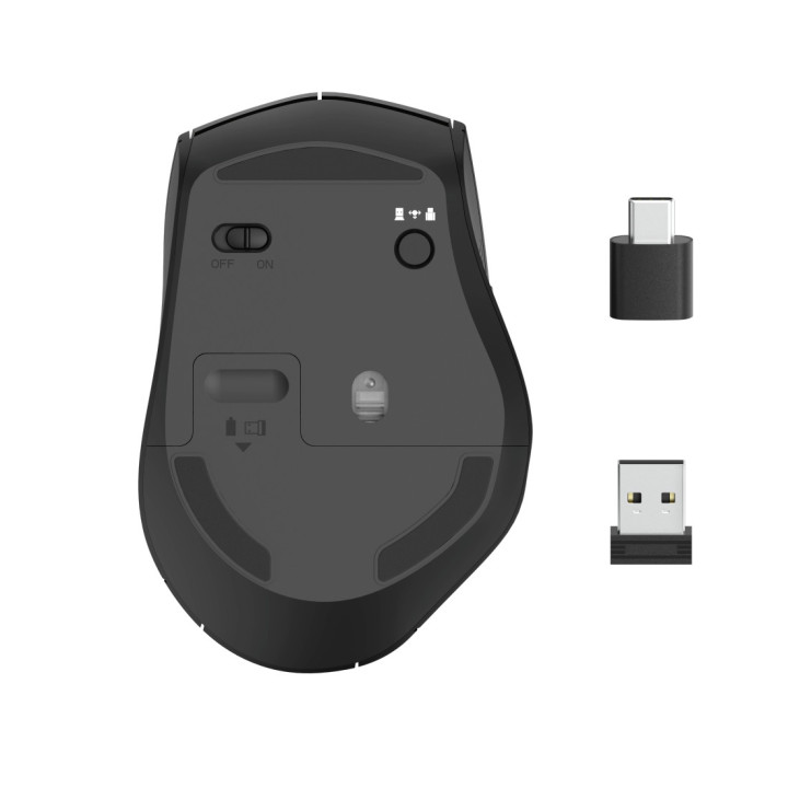 Hama MW-600 rato Mão direita RF Wireless Ótico 2400 DPI