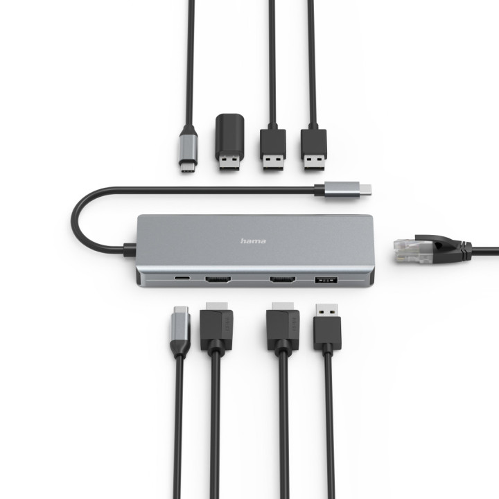 Hama CONNECT2Media USB Type-C 5000 Mbit s Antracite