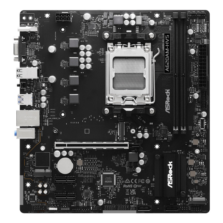 Asrock A620AM-HVS AMD A620A Ranhura AM5 micro ATX