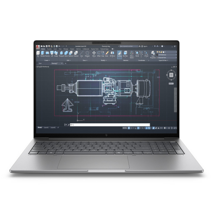 Mobile Workstation HP ZBook 8 G1i Wolf Pro Security Edition Intel Core Ultra 7 16" WQXGA 32 GB DDR5-SDRAM