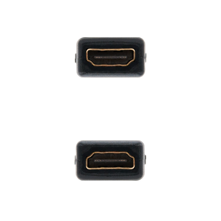 Nanocable 10.15.1200 adaptador para cabos HDMI Preto