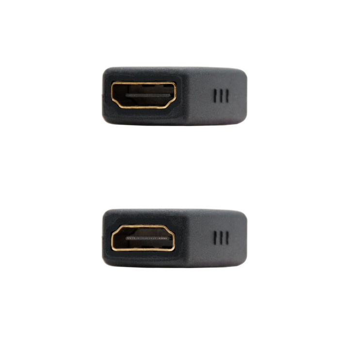 Nanocable 10.15.1200 adaptador para cabos HDMI Preto