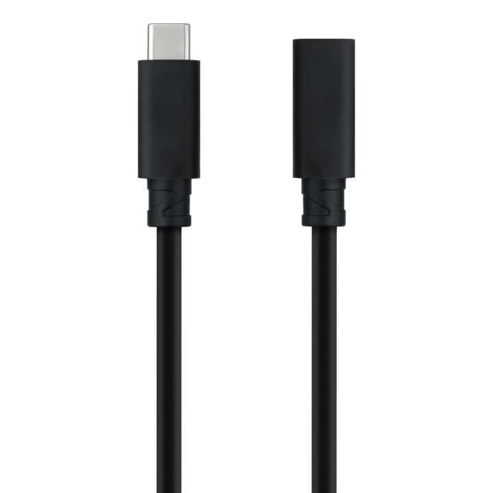 Nanocable 10.01.4500 cabo USB USB 3.2 Gen 2x2 0,5 m USB C Preto