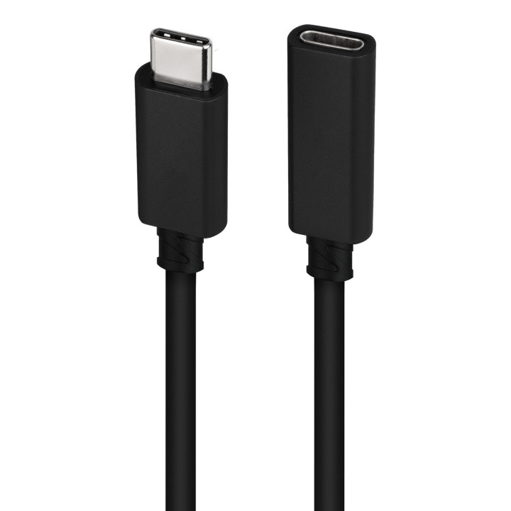 Nanocable 10.01.4500 cabo USB USB 3.2 Gen 2x2 0,5 m USB C Preto