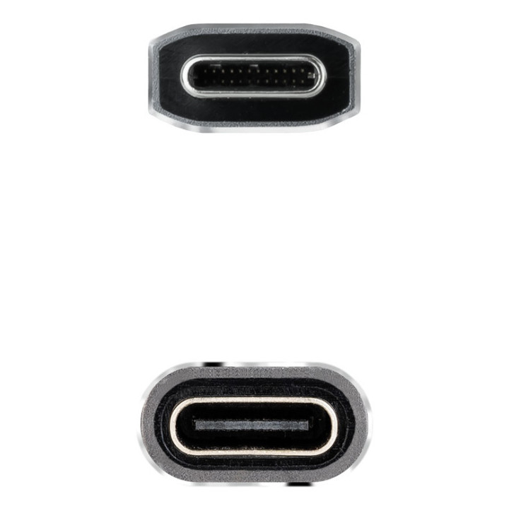 Nanocable 10.01.4501-L150-COMB cabo USB USB 3.2 Gen 2x2 1,5 m USB C Preto