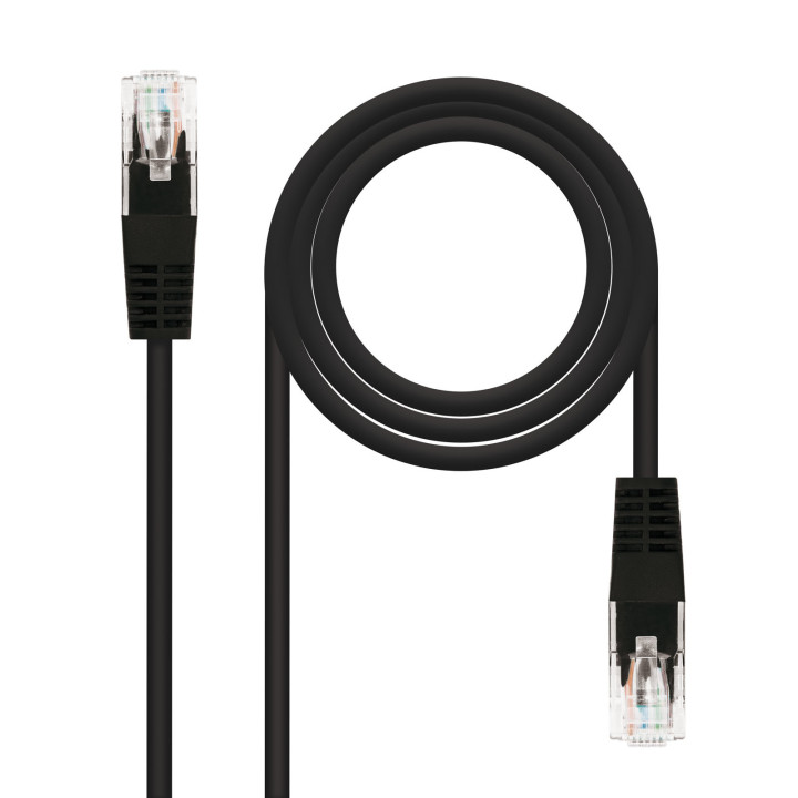 Nanocable 10.20.0400-L25-BK cabo de rede Preto 0,25 m Cat6 U UTP (UTP)