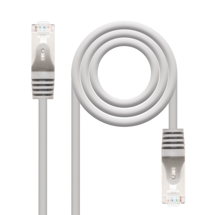 Nanocable 5m Cat6e cabo de rede Cinzento F UTP (FTP)
