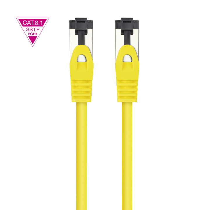 Nanocable 10.20.2000-L25-Y cabo de rede Amarelo 0,25 m Cat8.1 S FTP (S-STP)