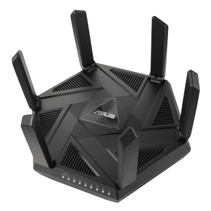 ASUS RT-AXE7800 router sem fios Tri-band (2.4 GHz   5 GHz   6 GHz) Preto