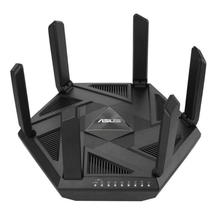 ASUS RT-AXE7800 router sem fios Tri-band (2.4 GHz   5 GHz   6 GHz) Preto