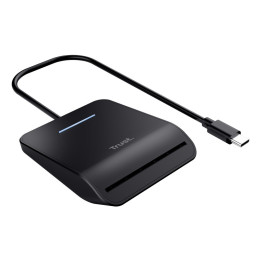 Trust Primo leitor de smart card Interior USB USB Type-C Preto