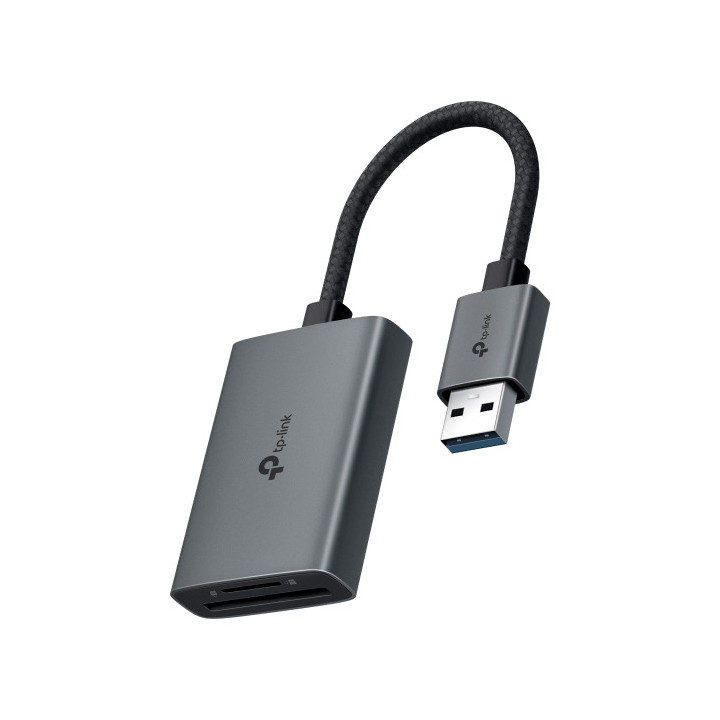 TP-Link UA430 leitor de cartões USB 3.2 Gen 1 (3.1 Gen 1) Type-C Cinzento