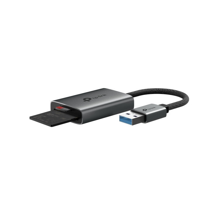 TP-Link UA430 leitor de cartões USB 3.2 Gen 1 (3.1 Gen 1) Type-C Cinzento