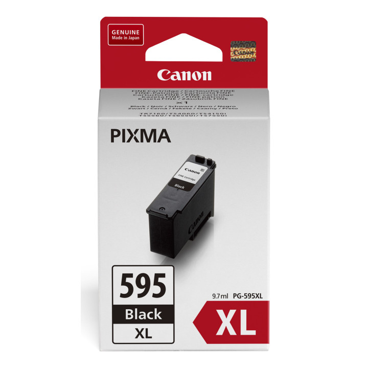 Canon PG-595XL tinteiro 1 unidade(s) Original Rendimento alto (XL) Preto