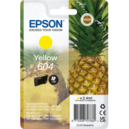 Tinteiro Original EPSON 604 Rendimento Padrão Amarelo