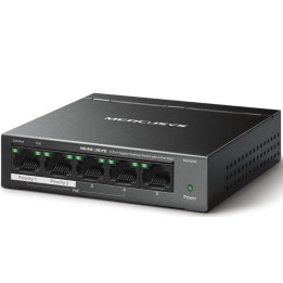 TP-LINK Mercusys MS105GP - Switch de Secretária 5 Portas Gigabit com 4 PoE+