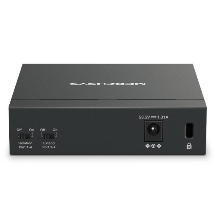 TP-LINK Mercusys MS105GP - Switch de Secretária 5 Portas Gigabit com 4 PoE+