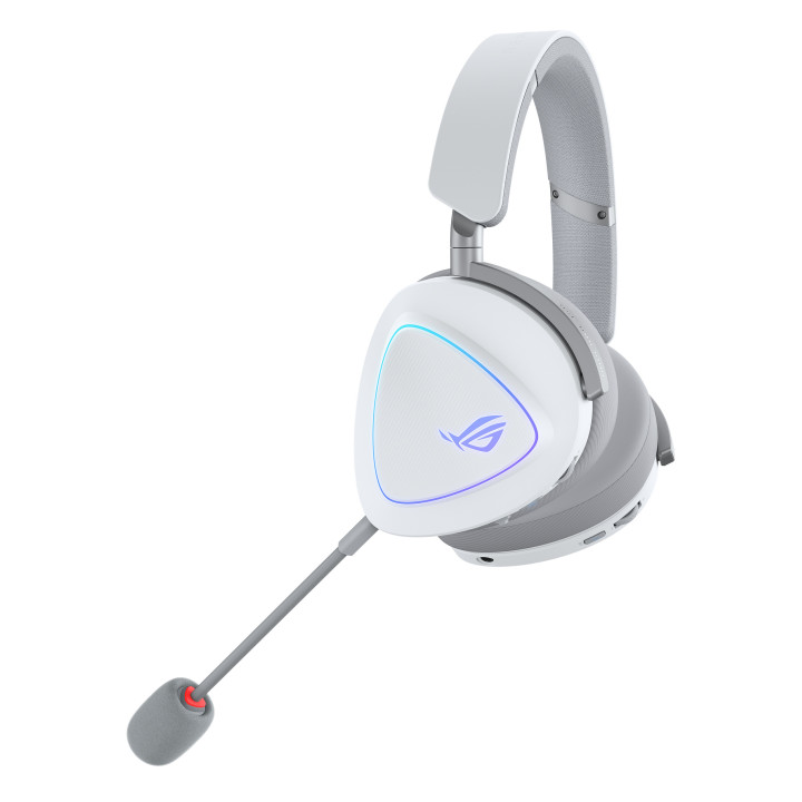 ASUS ROG Delta II Auscultadores Com fios e sem fios Fita de cabeça Jogos USB Type-C Bluetooth Branco