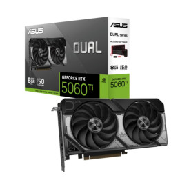 Placa Gráfica ASUS Dual -RTX5060TI-8G NVIDIA GeForce RTX 5060 Ti 8 GB GDDR7