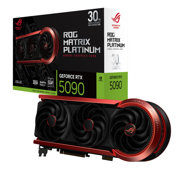 Gráfica ASUS ROG-MATRIX-RTX5090-P32G-30TH NVIDIA GeForce RTX 5090 32