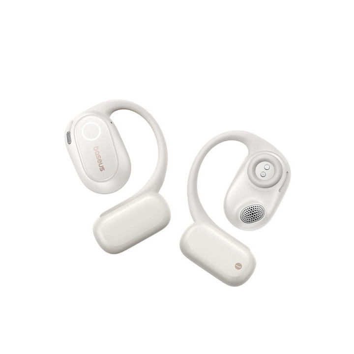 Baseus Bowie MF1 Auscultadores True Wireless Stereo (TWS) Gancho de orelha Chamadas Música Bluetooth Branco