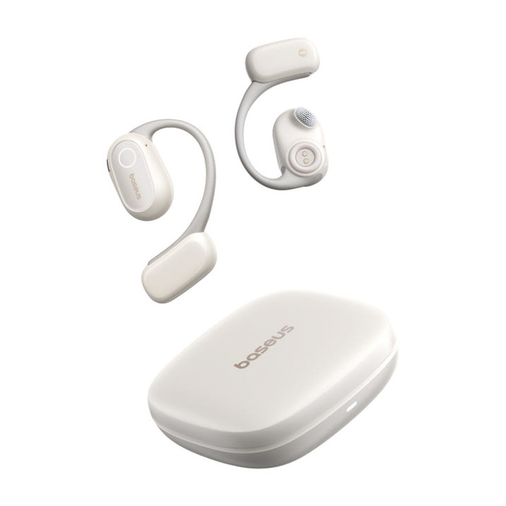 Baseus Bowie MF1 Auscultadores True Wireless Stereo (TWS) Gancho de orelha Chamadas Música Bluetooth Branco