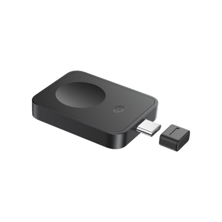 Baseus P10264106123-00 carregador de dispositivos móveis Smartwatch Preto USB Carregamento wireless Carregamento rápido Interior