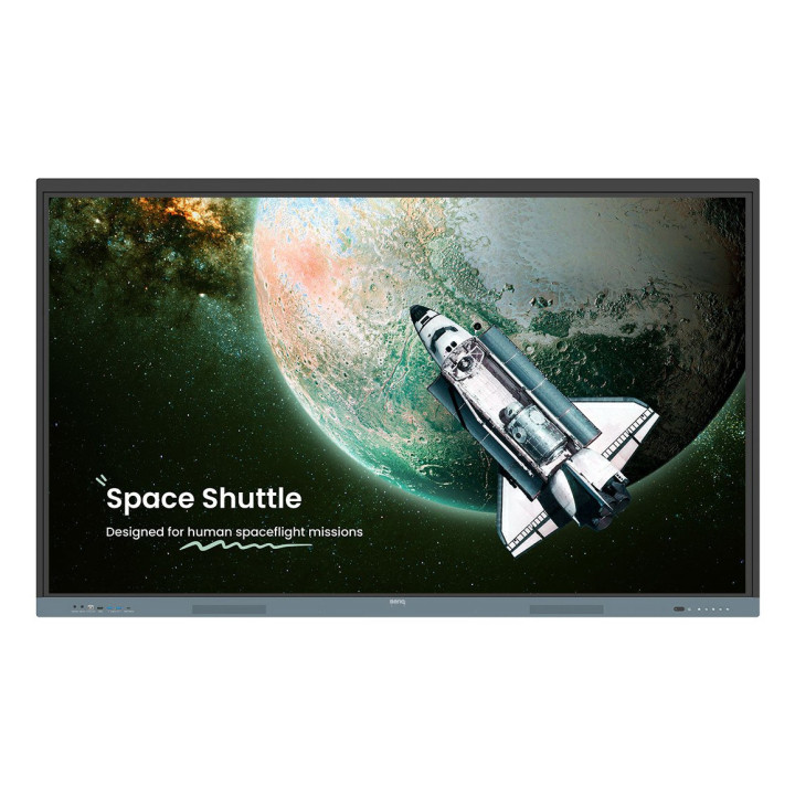 BenQ RE6504 Plasma interativo 165,1 cm (65") 450 cd m² 4K Ultra HD Preto, Cinzento Ecrã táctil Processador built-in Android