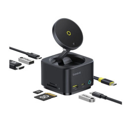 Dock Baseus MagPro Series II USB Type-C 10000 Mbit/s Preto