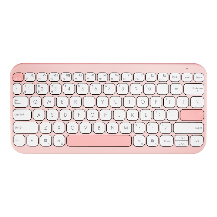 ASUS Marshmallow Keyboard KW100 teclado Casa Bluetooth QWERTZ Alemão Rosa