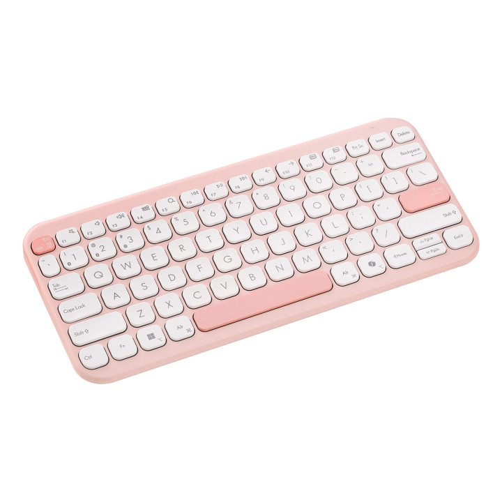 ASUS Marshmallow Keyboard KW100 teclado Casa Bluetooth QWERTZ Alemão Rosa