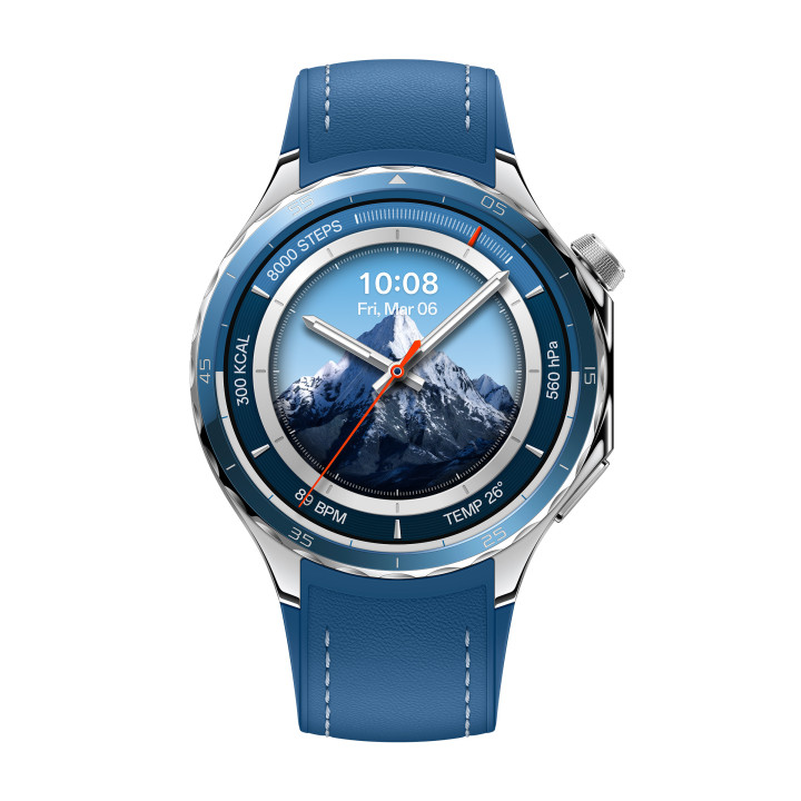 OPPO Watch X2 3,81 cm (1.5") AMOLED 47 mm Digital 466 x 466 pixels Ecrã táctil Azul Wi-Fi GPS