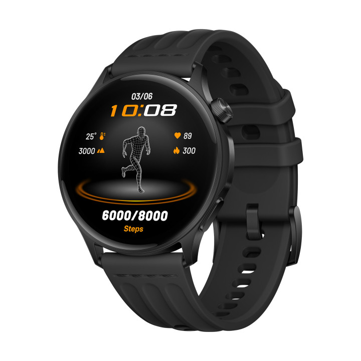 OPPO Watch S 3,71 cm (1.46") AMOLED 45 mm Digital 464 x 464 pixels Ecrã táctil Preto Wi-Fi GPS