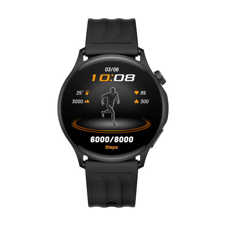 OPPO Watch S 3,71 cm (1.46") AMOLED 45 mm Digital 464 x 464 pixels Ecrã táctil Preto Wi-Fi GPS