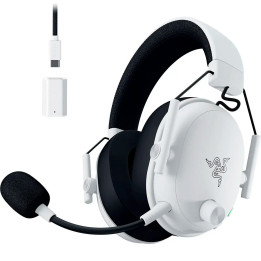 Headset RAZER BlackShark V3 Gaming, Com Fios e Sem Fios (USB-A/Bluetooth), Branco