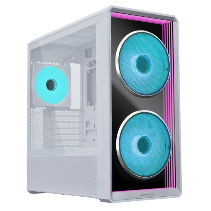 Caixa Lian Li Lancool 217 INF Branca | Midi Tower ARGB com Painel Mesh