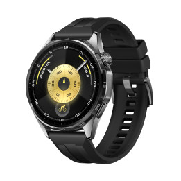 Huawei WATCH GT6 3,73 cm (1.47") AMOLED 46 mm Digital 466 x 466 pixels Ecrã táctil Preto GPS