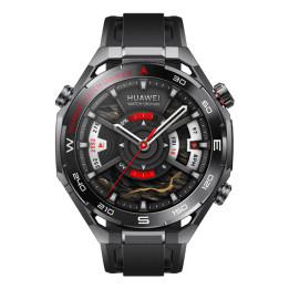 Huawei 55020GBB Smartwatch Relógio Desportivo 3,81 cm (1.5") LTPO 48.5 mm Digital 466 x 466 pixels Preto Wi-Fi GPS
