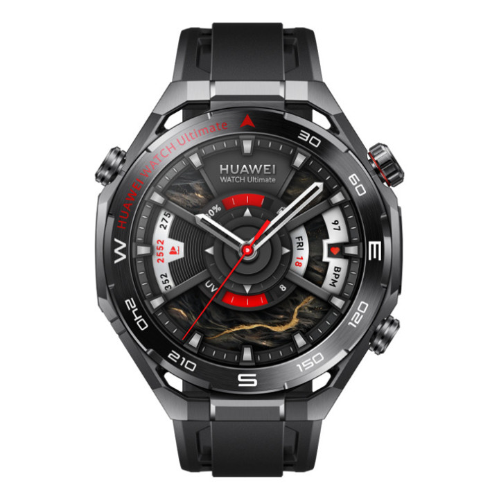 Huawei 55020GBB Smartwatch Relógio Desportivo 3,81 cm (1.5") LTPO 48.5 mm Digital 466 x 466 pixels Preto Wi-Fi GPS