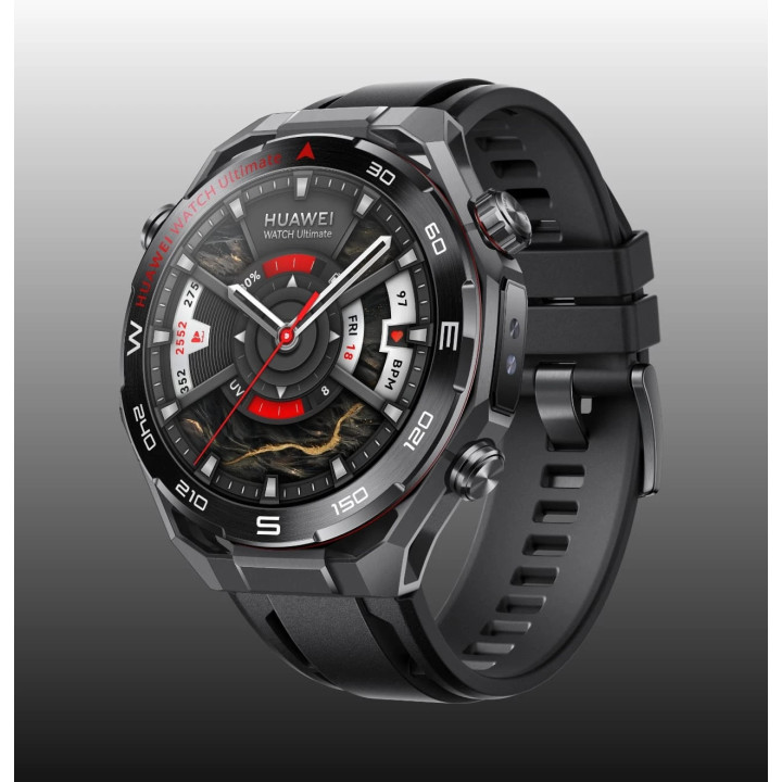 Huawei 55020GBB Smartwatch Relógio Desportivo 3,81 cm (1.5") LTPO 48.5 mm Digital 466 x 466 pixels Preto Wi-Fi GPS