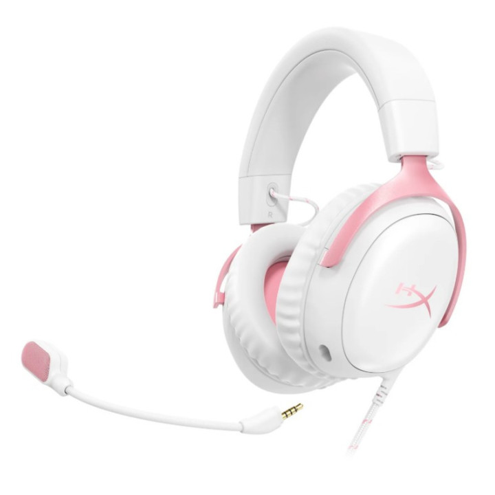Headset Gaming HyperX Cloud III HYPER Conectividade USB-C & 3.5mm Microfone com Cancelamento Ruído