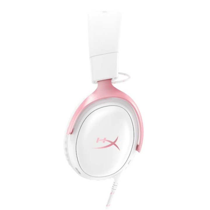 Headset Gaming HyperX Cloud III HYPER Conectividade USB-C & 3.5mm Microfone com Cancelamento Ruído
