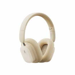 Baseus Bowie H1i Auscultadores Sem fios Fita de cabeça Chamadas Música USB Type-C Bluetooth Branco