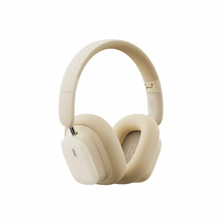 Baseus Bowie H1i Auscultadores Sem fios Fita de cabeça Chamadas Música USB Type-C Bluetooth Branco