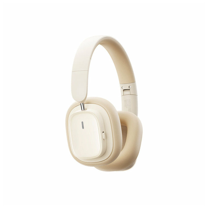 Baseus Bowie H1i Auscultadores Sem fios Fita de cabeça Chamadas Música USB Type-C Bluetooth Branco