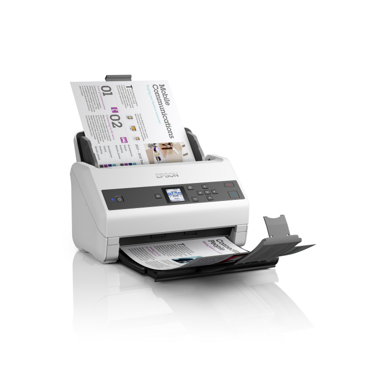 Epson WorkForce DS-870 Scanner com alimentação por folhas 600 x 600 DPI A4 Cinzento, Branco