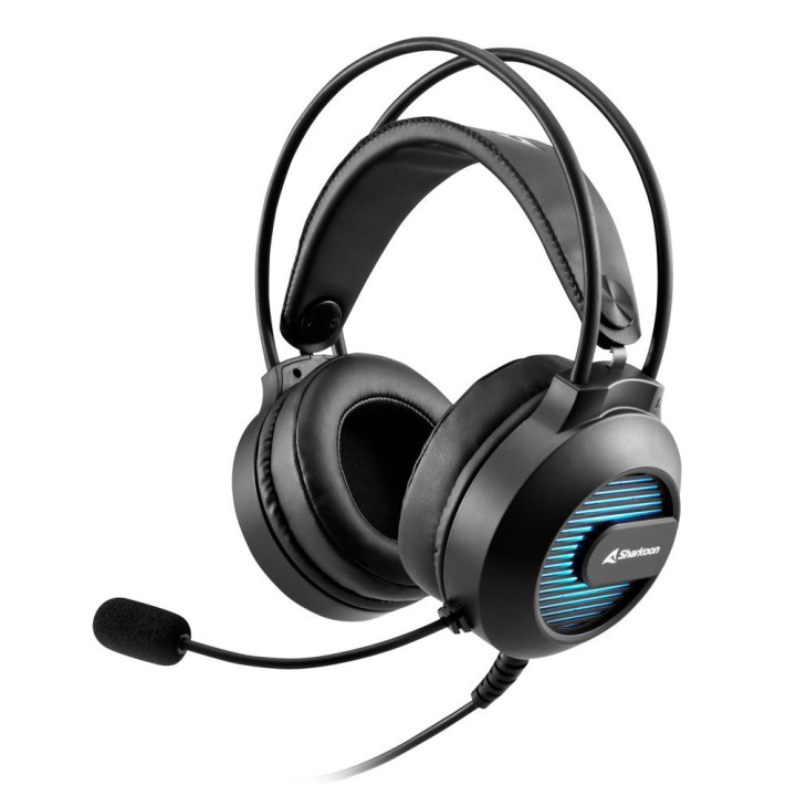 Sharkoon SGH20 Auscultadores Com fios De mão Jogos Preto