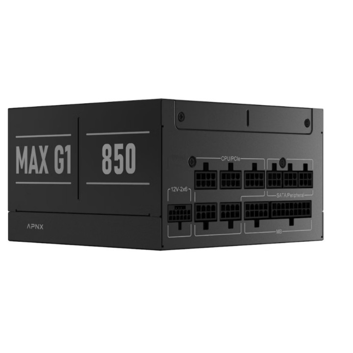 Fonte Modular APNX MAX G1 850W | 80+ Gold | PCIE5 | Cybenetics Platinum
