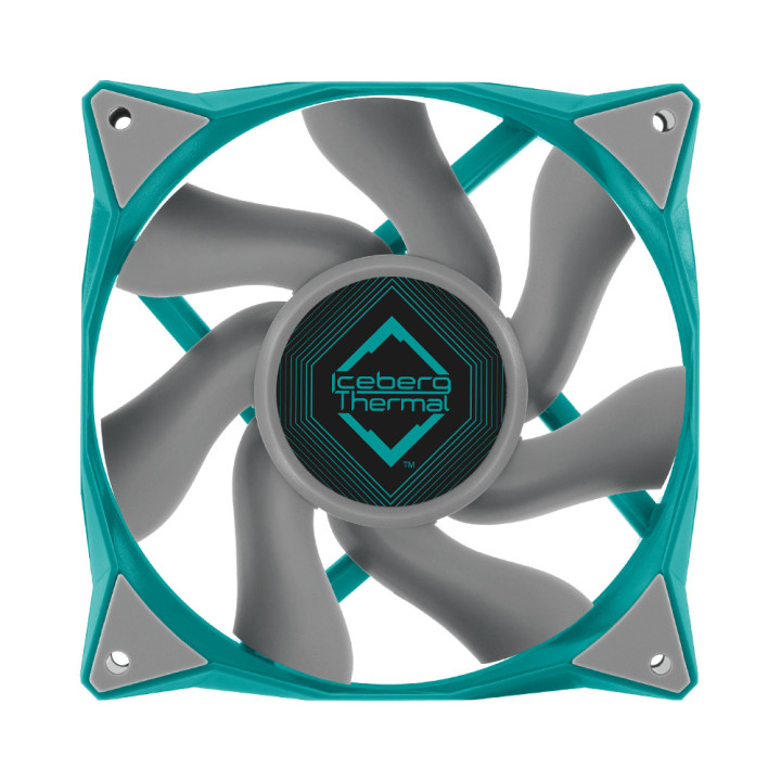Iceberg Thermal IceGALE Caixa de computador Ventoinha 12 cm Verde-azulado 1 unidade(s)